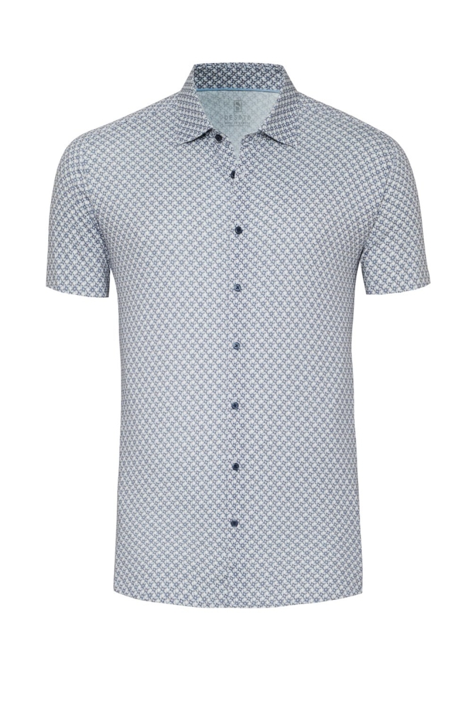 CASUAL KENT 1 2 81132 3 184 DENIM BLUE FLOWERS